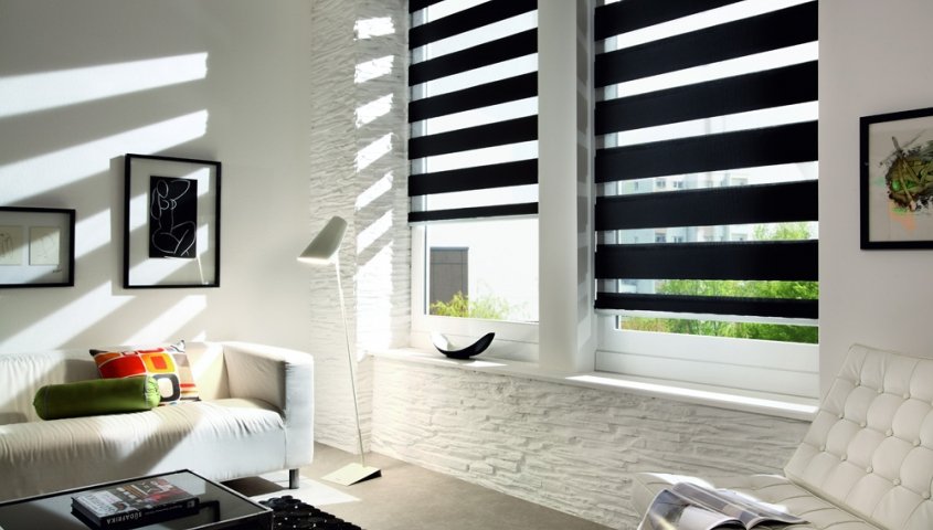 duplex blinds in Dubai living room