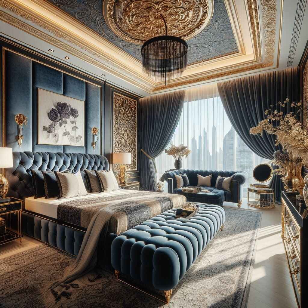 Luxury design bedroom Dubai