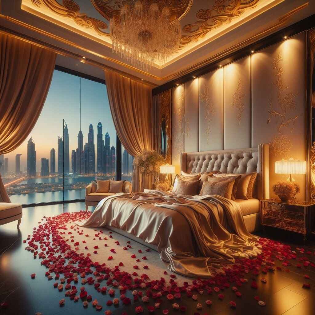 romantic bedroom decoration