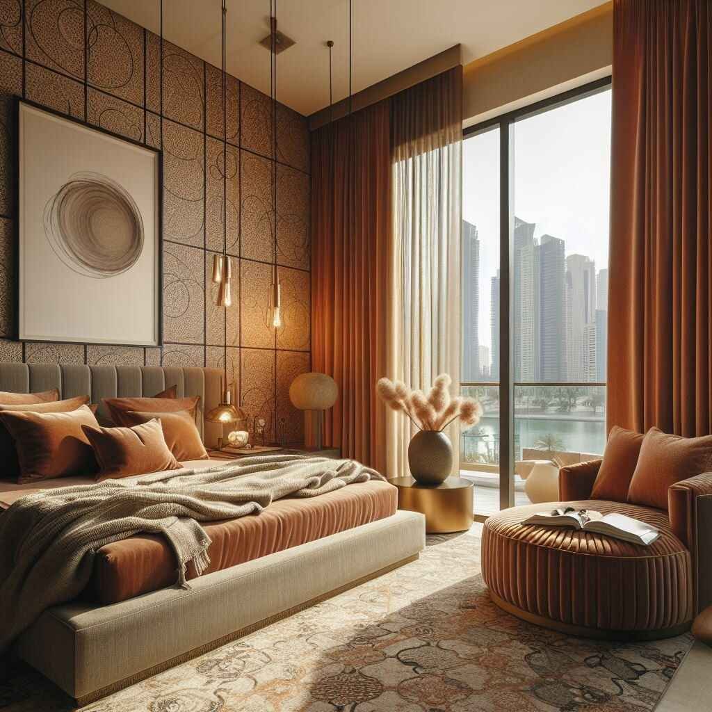 curtains in Dubai room 