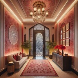 Entryway in Dubai home 