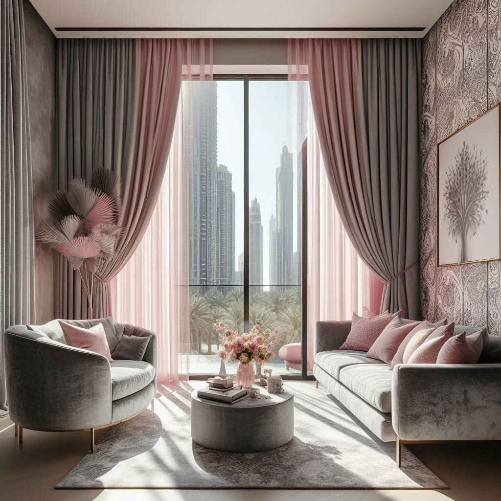 curtains in Dubai room 