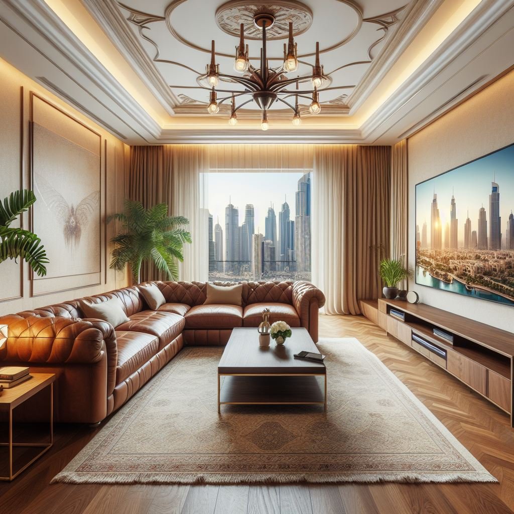 Dubai leather sofa