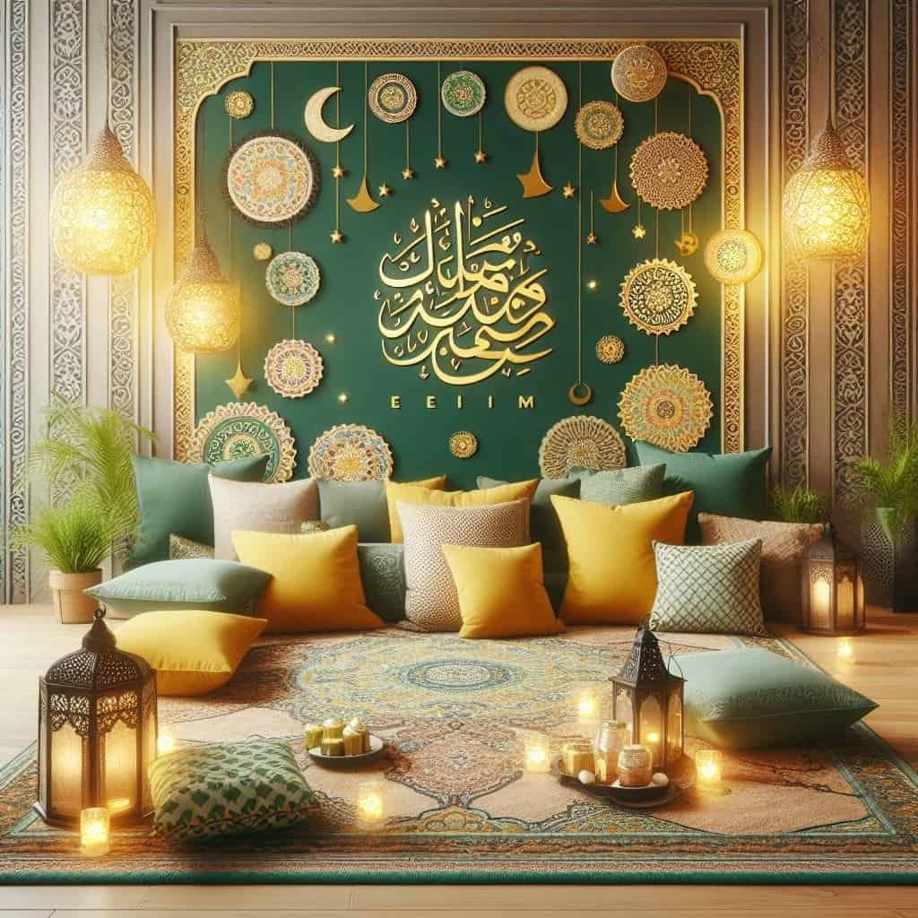 eid decoratins wall