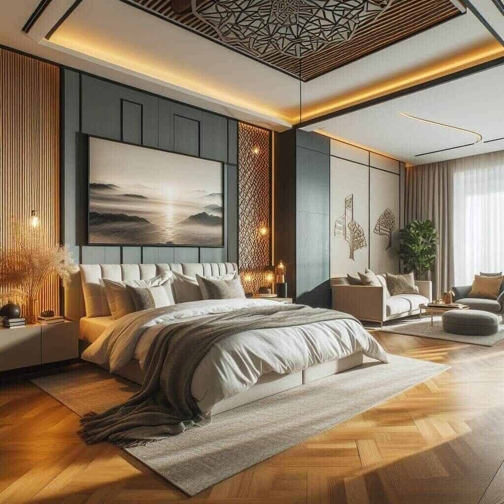 Wall decor Dubai bedroom 