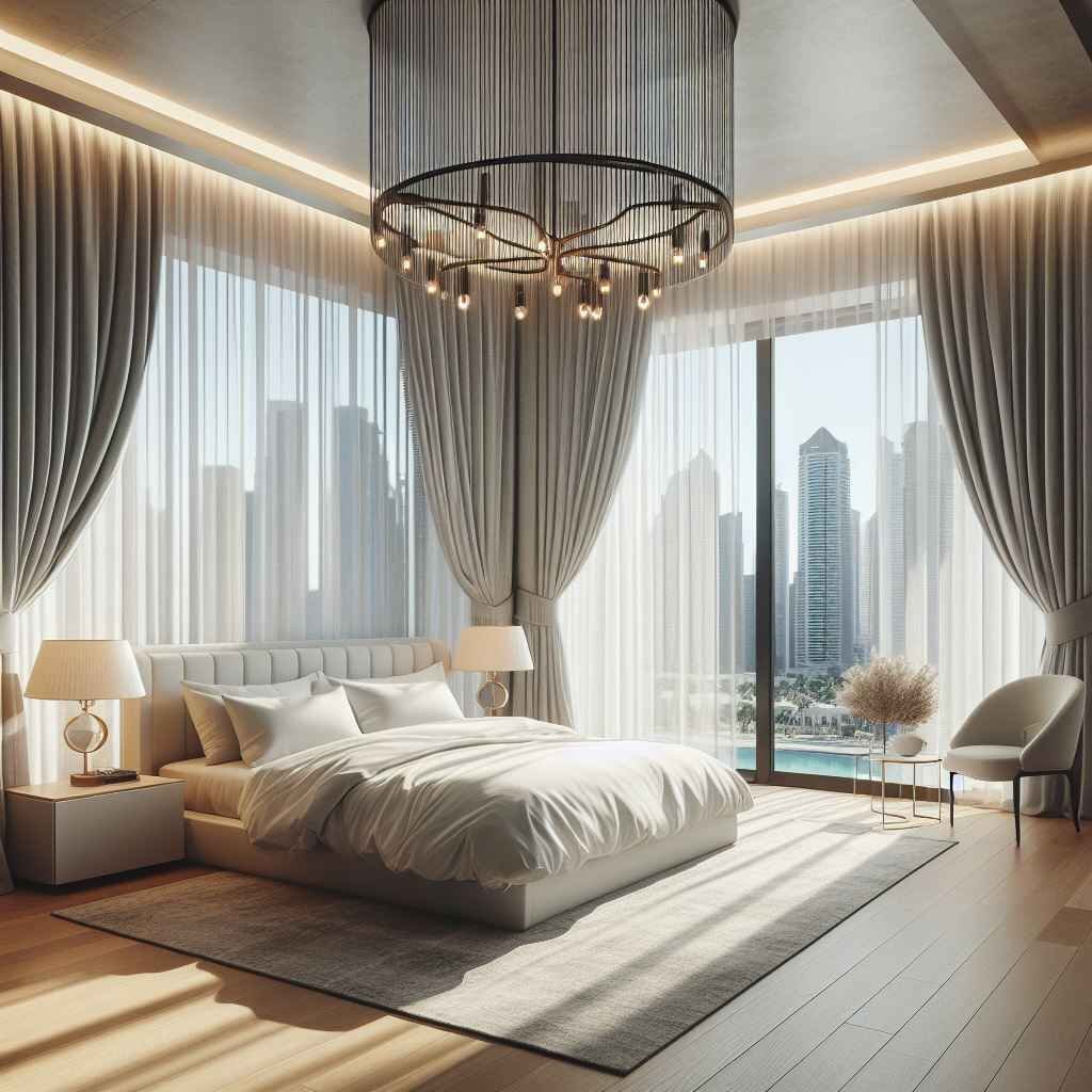 Window treatments in Dubai home