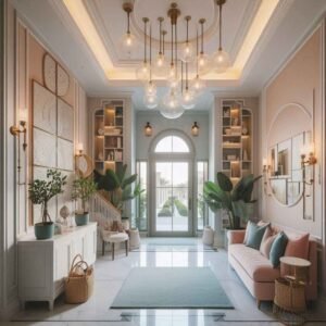 Entryway in Dubai home 