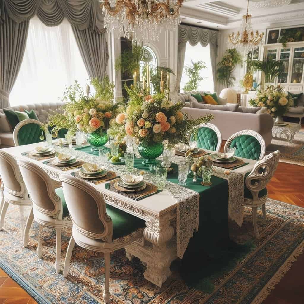 eid decorations table in dining room 