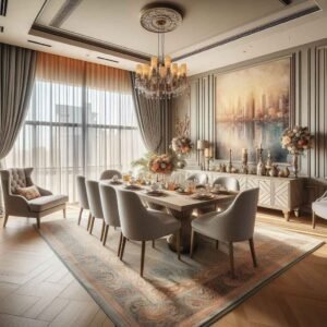 dubai dining room design 