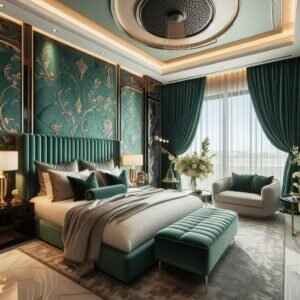 Luxury design bedroom Dubai