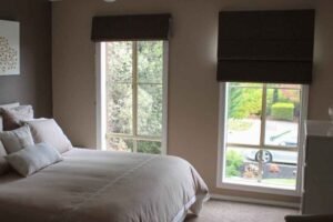 Roman blinds for bedroom