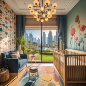 colorful nursery design 