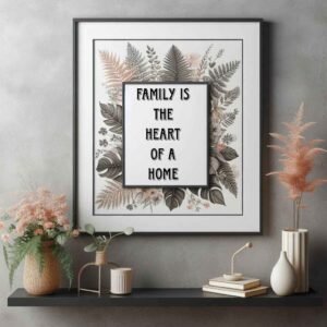 Inspirational quotes in home decor