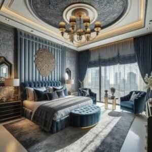 Luxury design bedroom Dubai