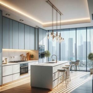 vertical blinds for Dubai kitchen 