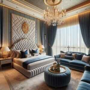 Luxury design bedroom Dubai