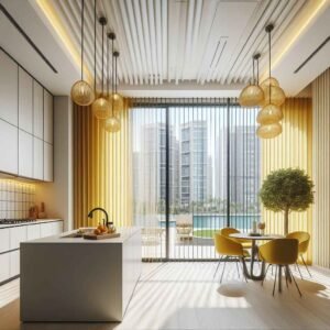 vertical blinds for Dubai kitchen