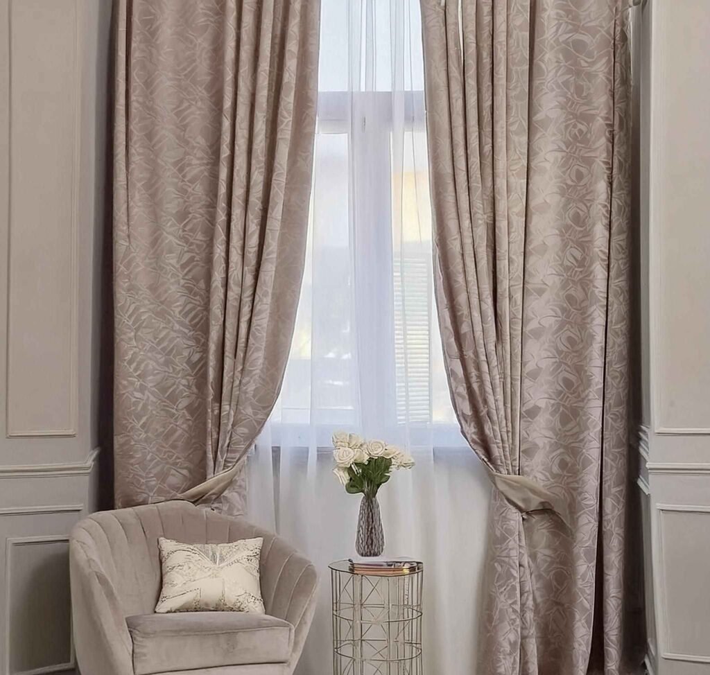 cream curtains for living room