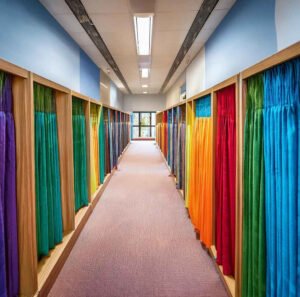 cubicle curtains for library