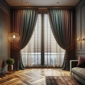 autumn inspired window treatments