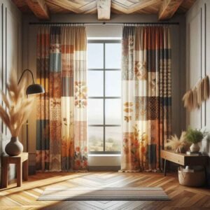 autumn inspired window treatments