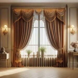 autumn inspired window treatments