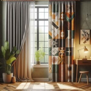 autumn inspired window treatments