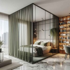 luxury curtains room divider for bedroom