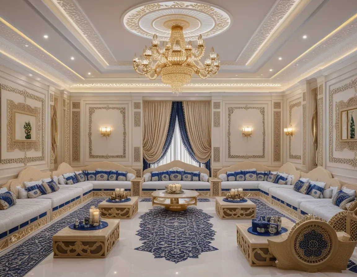 arabic-majlis-floor-sofa-seating-navy