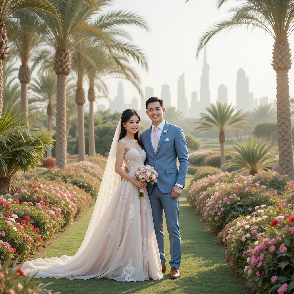 wedding in Dubai garden